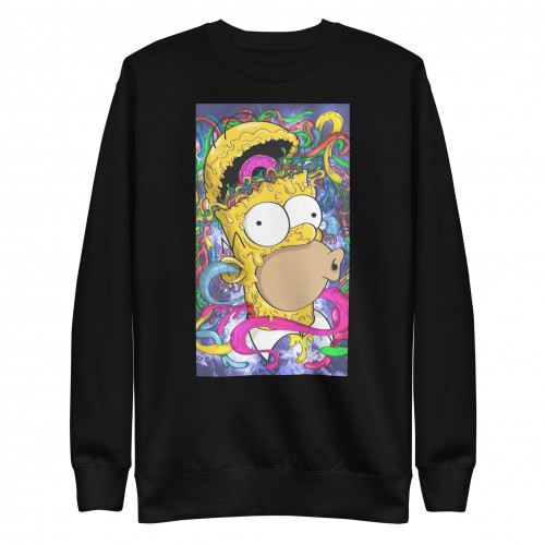 Buy a warm sweatshirt with a Homer Simpson print